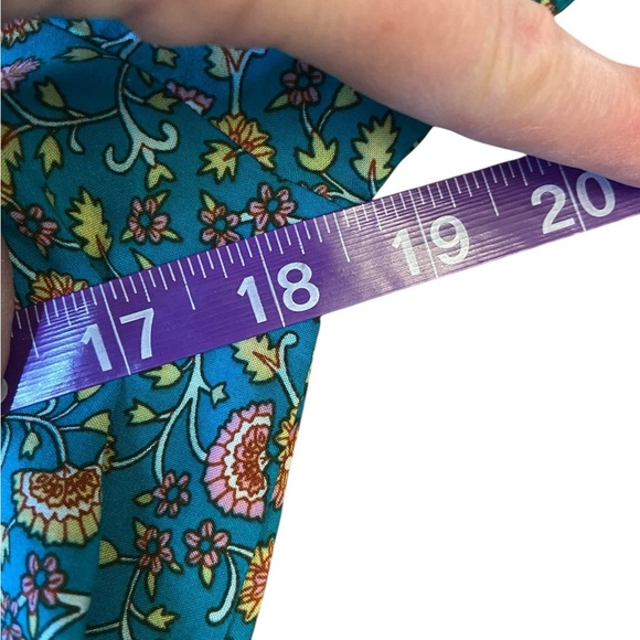 R.Vivimos Cotton Short Sleeve V Neck Floral Print Bohemian Long Prairie … - Picture 15 of 16
